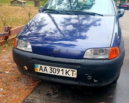 Синий Фиат Пунто, объемом двигателя 1.2 л и пробегом 118 тыс. км за 900 $, фото 1 на Automoto.ua