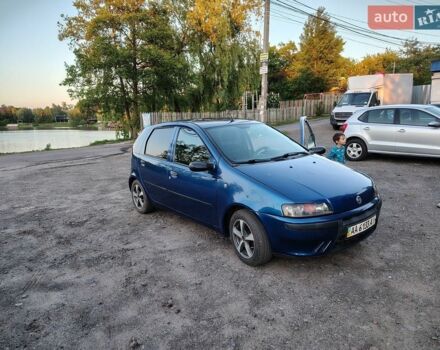 Синий Фиат Пунто, объемом двигателя 1.24 л и пробегом 260 тыс. км за 2300 $, фото 1 на Automoto.ua