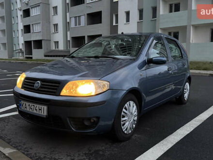 Синий Фиат Пунто, объемом двигателя 1.24 л и пробегом 168 тыс. км за 3500 $, фото 1 на Automoto.ua