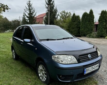 Синий Фиат Пунто, объемом двигателя 1.2 л и пробегом 217 тыс. км за 3800 $, фото 1 на Automoto.ua