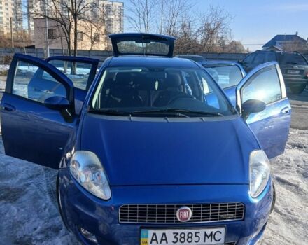 Синий Фиат Пунто, объемом двигателя 1.4 л и пробегом 250 тыс. км за 3600 $, фото 1 на Automoto.ua