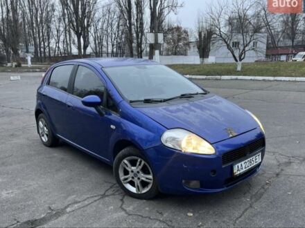 Синий Фиат Пунто, объемом двигателя 1.4 л и пробегом 152 тыс. км за 2700 $, фото 1 на Automoto.ua