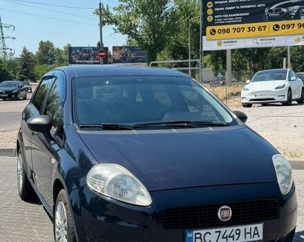 Синий Фиат Пунто, объемом двигателя 1.25 л и пробегом 245 тыс. км за 4550 $, фото 1 на Automoto.ua