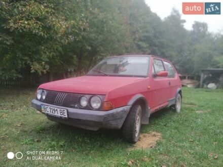 Красный Фиат Ритмо, объемом двигателя 1.5 л и пробегом 304 тыс. км за 450 $, фото 1 на Automoto.ua