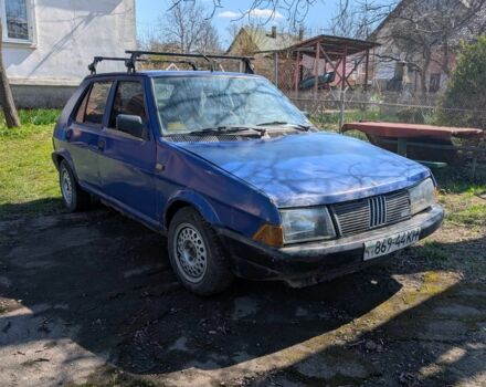 Синий Фиат Ритмо, объемом двигателя 1.7 л и пробегом 300 тыс. км за 300 $, фото 1 на Automoto.ua