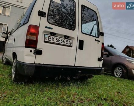 Білий Фіат Скудо, об'ємом двигуна 1.6 л та пробігом 425 тис. км за 2000 $, фото 2 на Automoto.ua