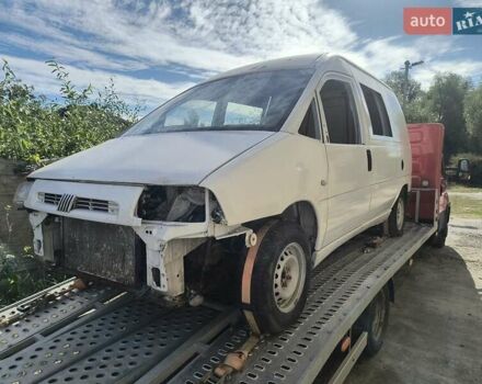 Белый Фиат Скудо, объемом двигателя 1.9 л и пробегом 250 тыс. км за 1200 $, фото 1 на Automoto.ua