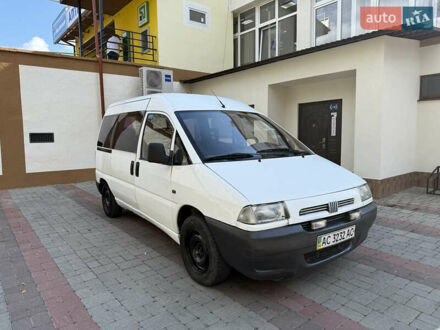 Белый Фиат Скудо, объемом двигателя 1.9 л и пробегом 400 тыс. км за 2150 $, фото 1 на Automoto.ua