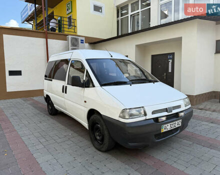 Белый Фиат Скудо, объемом двигателя 1.9 л и пробегом 400 тыс. км за 2150 $, фото 1 на Automoto.ua