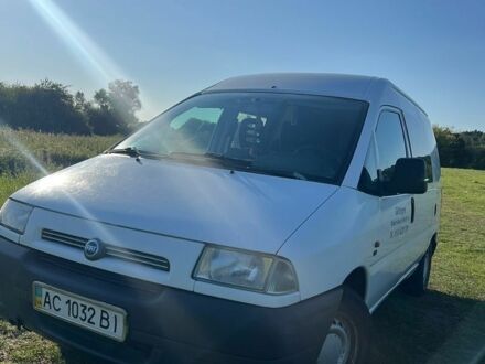 Білий Фіат Скудо, об'ємом двигуна 1.9 л та пробігом 370 тис. км за 3100 $, фото 1 на Automoto.ua