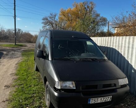 Черный Фиат Скудо, объемом двигателя 2 л и пробегом 500 тыс. км за 2500 $, фото 1 на Automoto.ua