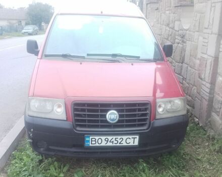 Красный Фиат Скудо, объемом двигателя 2 л и пробегом 316 тыс. км за 4200 $, фото 3 на Automoto.ua