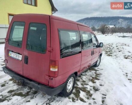 Красный Фиат Скудо, объемом двигателя 1.9 л и пробегом 349 тыс. км за 2907 $, фото 1 на Automoto.ua