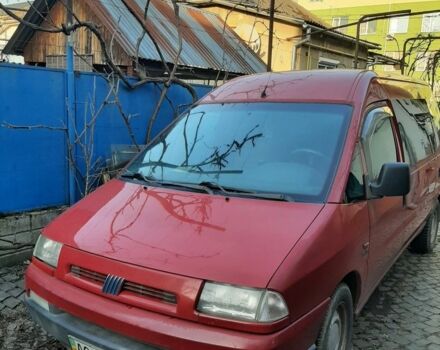 Красный Фиат Скудо, объемом двигателя 2 л и пробегом 245 тыс. км за 3200 $, фото 1 на Automoto.ua