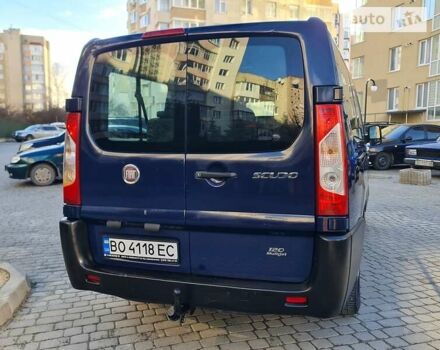 Синий Фиат Скудо пасс., объемом двигателя 2 л и пробегом 246 тыс. км за 7700 $, фото 7 на Automoto.ua