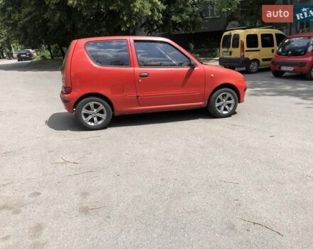Красный Фиат Сейченто, объемом двигателя 0.9 л и пробегом 150 тыс. км за 1950 $, фото 4 на Automoto.ua