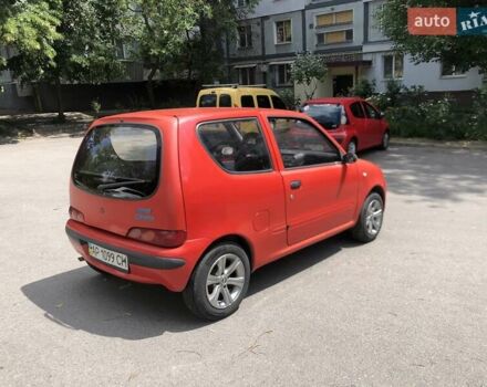 Красный Фиат Сейченто, объемом двигателя 0.9 л и пробегом 150 тыс. км за 1950 $, фото 5 на Automoto.ua