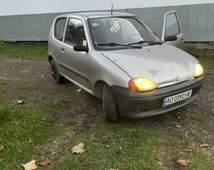 Сірий Фіат Сейченто, об'ємом двигуна 0.9 л та пробігом 188 тис. км за 1400 $, фото 1 на Automoto.ua