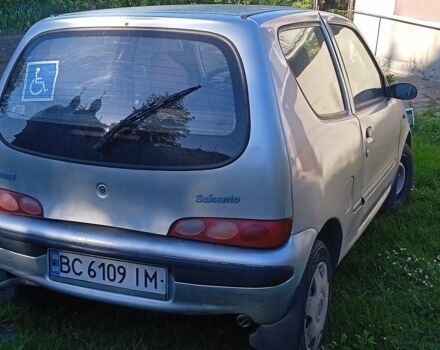 Сірий Фіат Сейченто, об'ємом двигуна 0.9 л та пробігом 192 тис. км за 1500 $, фото 1 на Automoto.ua