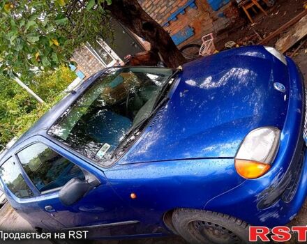 Синий Фиат Сейченто, объемом двигателя 0.9 л и пробегом 134 тыс. км за 1500 $, фото 2 на Automoto.ua