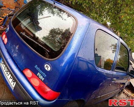 Синий Фиат Сейченто, объемом двигателя 0.9 л и пробегом 134 тыс. км за 1500 $, фото 4 на Automoto.ua
