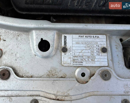 Серый Фиат Сиена, объемом двигателя 1.24 л и пробегом 190 тыс. км за 2350 $, фото 23 на Automoto.ua