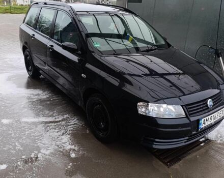 Черный Фиат Стило, объемом двигателя 1.6 л и пробегом 370 тыс. км за 4200 $, фото 1 на Automoto.ua