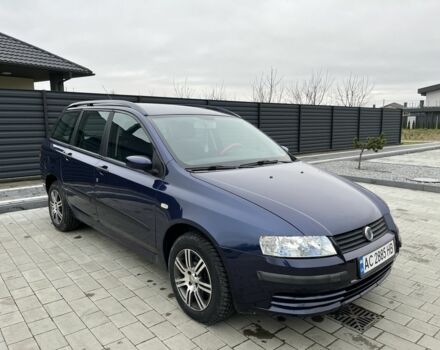 Синий Фиат Стило, объемом двигателя 1.9 л и пробегом 267 тыс. км за 3700 $, фото 4 на Automoto.ua