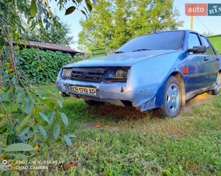 Синий Фиат Темпра, объемом двигателя 1.6 л и пробегом 300 тыс. км за 750 $, фото 1 на Automoto.ua