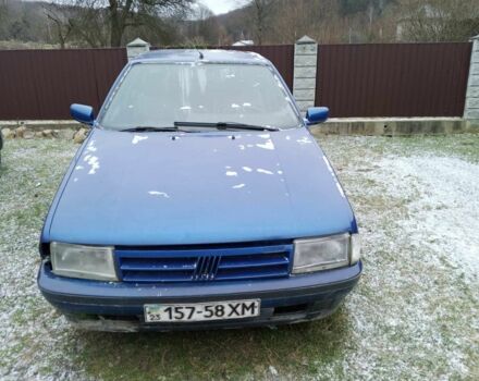 Синий Фиат Темпра, объемом двигателя 2 л и пробегом 200 тыс. км за 650 $, фото 1 на Automoto.ua