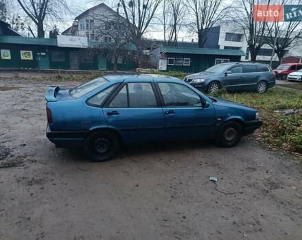 Синий Фиат Темпра, объемом двигателя 1.6 л и пробегом 144 тыс. км за 450 $, фото 1 на Automoto.ua