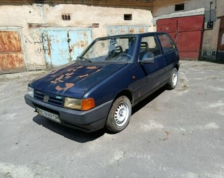 Синий Фиат Уно, объемом двигателя 1 л и пробегом 100 тыс. км за 300 $, фото 1 на Automoto.ua