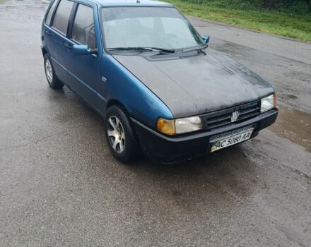 Синий Фиат Уно, объемом двигателя 1 л и пробегом 123 тыс. км за 650 $, фото 1 на Automoto.ua
