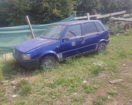 Синий Фиат Уно, объемом двигателя 1 л и пробегом 300 тыс. км за 250 $, фото 1 на Automoto.ua