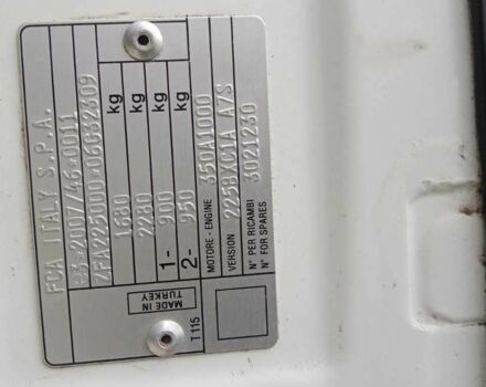 Белый Фиат Fiorino, объемом двигателя 1.4 л и пробегом 219 тыс. км за 5500 $, фото 1 на Automoto.ua