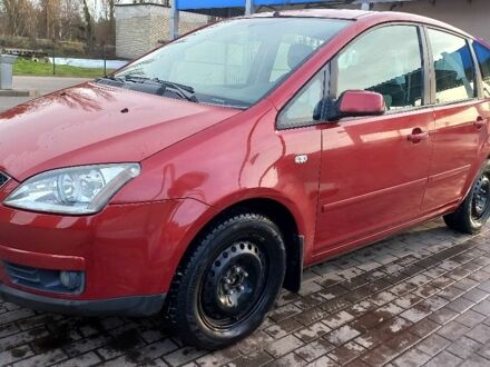 Красный Форд Си-Макс, объемом двигателя 1.8 л и пробегом 182 тыс. км за 6800 $, фото 1 на Automoto.ua