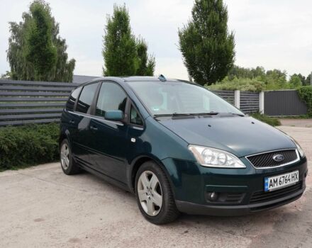 Зеленый Форд Си-Макс, объемом двигателя 1.8 л и пробегом 168 тыс. км за 5200 $, фото 2 на Automoto.ua