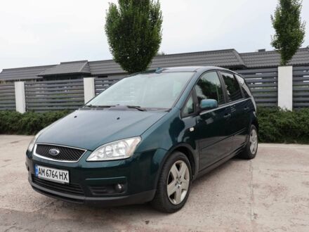 Зеленый Форд Си-Макс, объемом двигателя 1.8 л и пробегом 168 тыс. км за 5200 $, фото 1 на Automoto.ua