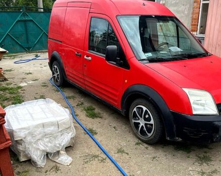 Красный Форд Коннект, объемом двигателя 1.8 л и пробегом 197 тыс. км за 2200 $, фото 1 на Automoto.ua