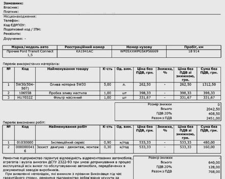 Форд Коннект, объемом двигателя 1.5 л и пробегом 68 тыс. км за 15500 $, фото 2 на Automoto.ua