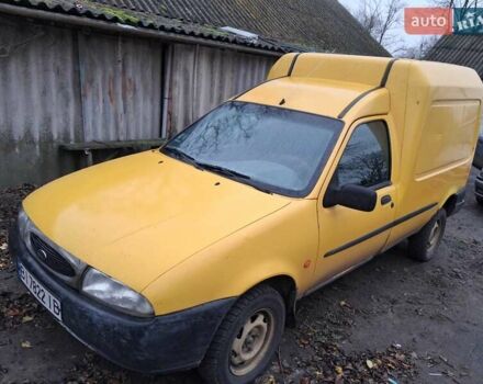 Желтый Форд Курьер, объемом двигателя 1.8 л и пробегом 139 тыс. км за 600 $, фото 1 на Automoto.ua