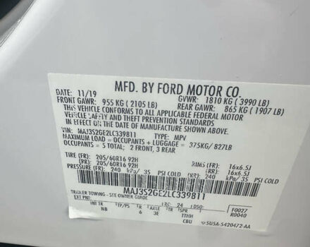 Форд Екоспорт 2020 у Києві на Automoto.ua Білий Форд Екоспорт, об'ємом двигуна 1 л та пробігом 58 тис. км за 12990 $, фото 33 на Automoto.ua