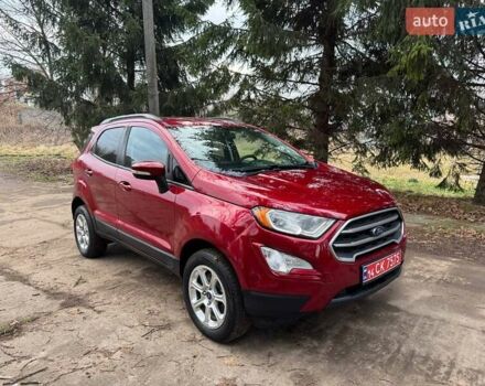 Красный Форд Экоспорт, объемом двигателя 2 л и пробегом 73 тыс. км за 12500 $, фото 1 на Automoto.ua
