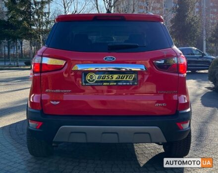 Красный Форд Экоспорт, объемом двигателя 2 л и пробегом 104 тыс. км за 16999 $, фото 5 на Automoto.ua