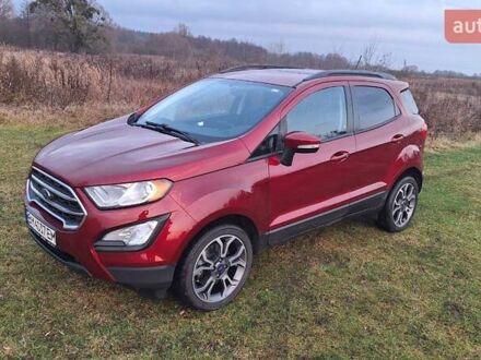 Красный Форд Экоспорт, объемом двигателя 1 л и пробегом 141 тыс. км за 11800 $, фото 1 на Automoto.ua