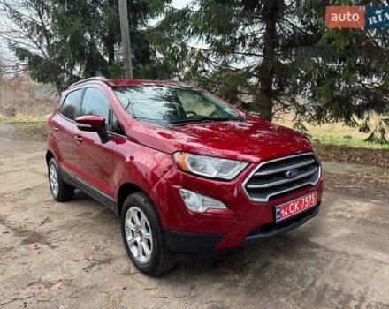 Красный Форд Экоспорт, объемом двигателя 2 л и пробегом 73 тыс. км за 12500 $, фото 1 на Automoto.ua