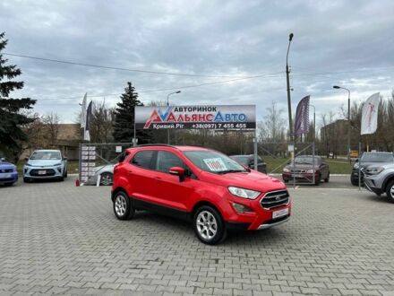 Красный Форд Экоспорт, объемом двигателя 1 л и пробегом 61 тыс. км за 10500 $, фото 1 на Automoto.ua