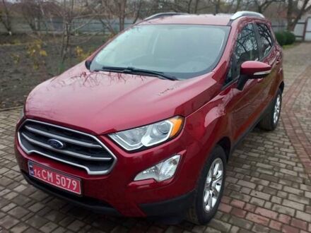 Красный Форд Экоспорт, объемом двигателя 1 л и пробегом 149 тыс. км за 10400 $, фото 1 на Automoto.ua
