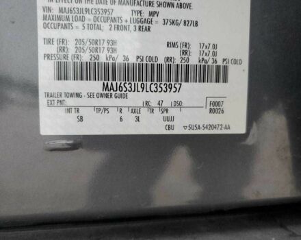 Серый Форд Экоспорт, объемом двигателя 2 л и пробегом 60 тыс. км за 2000 $, фото 11 на Automoto.ua