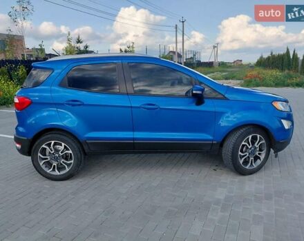 Синий Форд Экоспорт, объемом двигателя 1 л и пробегом 88 тыс. км за 10700 $, фото 3 на Automoto.ua
